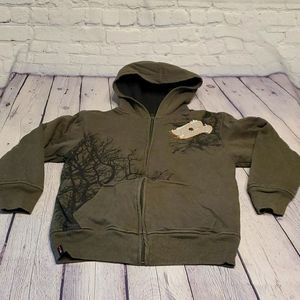 ⚘️2 For $10 Item⚘️ EUC Tony Hawk Fleece Zip Up Hoodie Size 7